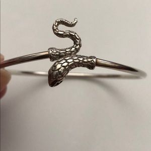 Silver Snake 🐍 Flexible Bangle Vintage